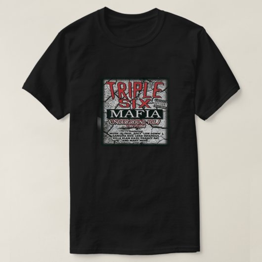 Triple Six Mafia Essential T-shirt (Design voorkant)