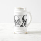 Triple Skull Beer Stein Bierpul (Voorkant rechts)