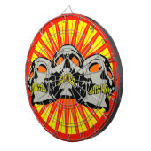 Triple Skulls Dartbord (Voorkant Rechts)