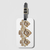 Triple Spade Horse Bagagelabel (Voorkant (verticaal))