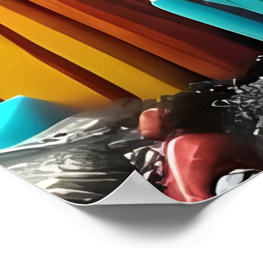 Triple-Ssight Troublemaker - Ken Gage Art Poster (Hoek)