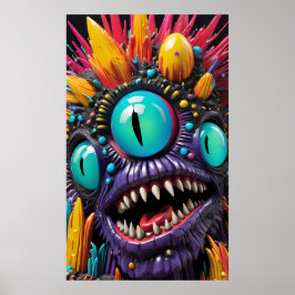 Triple-Ssight Troublemaker - Ken Gage Art Poster