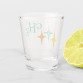 Triple Starburst Monogram Shot Glas (Achterkant)