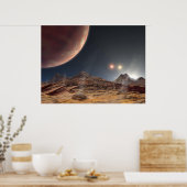 Triple Sunset Poster (Keuken)