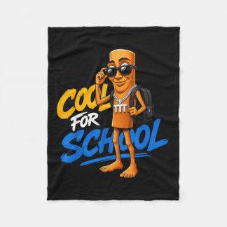Triple T Tung Sahur Terug Naar School Meme Kindere Fleece Deken