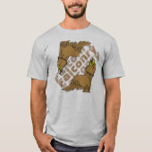 Triple-tekst bij Falconry T-shirt (Voorkant)