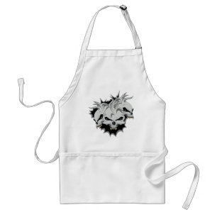 Triple Terror Skulls Standaard Schort