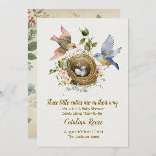 Triple the Joy: een feest voor onze drieling! Kaart