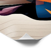 Triple Threat Afro-Amerikaanse zwarte vrouw kunst Perfect Poster (Hoek)