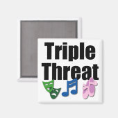Triple Threat Magnet (Voorkant / Achterkant)