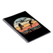 Triple Threat - Triathlon Athlete Notitieboek (Rechterzijde)