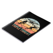 Triple Threat - Triathlon Athlete Notitieboek (Linkerzijde)