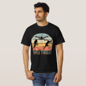 Triple Threat - Triathlon Athlete T-shirt (Voorkant volledig)
