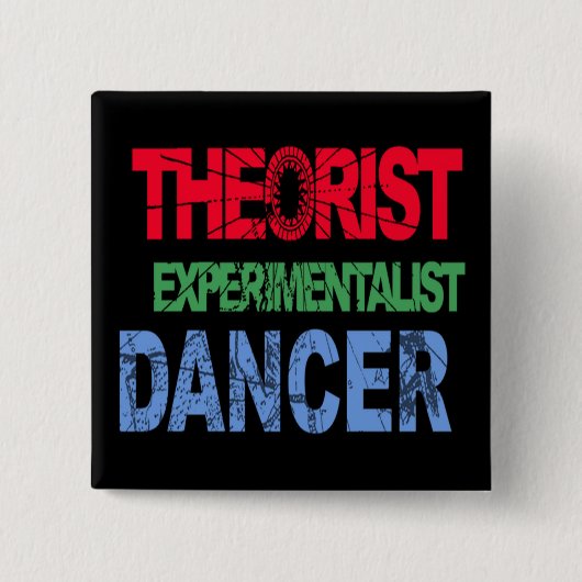 Triple Threat Vierkante Button 5,1 Cm (Voorkant)