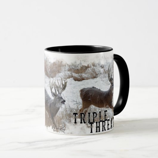 Triple Threat Whitetail Deer Mok (Voorkant rechts)