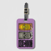 Triple Tiki sculptures Thunder_Cove Bagagelabel (Voorkant (verticaal))