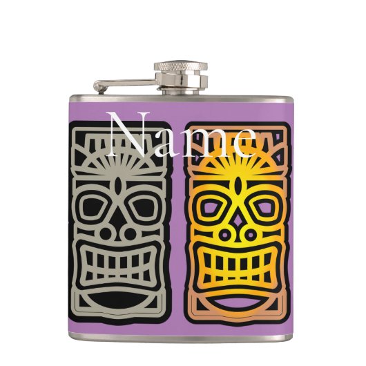 Triple Tiki sculptures Thunder_Cove Heupfles (Voorkant)