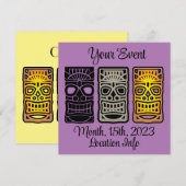 Triple Tiki sculptures Thunder_Cove Kaart (Voorkant / Achterkant)