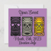 Triple Tiki sculptures Thunder_Cove Kaart (Voorkant)