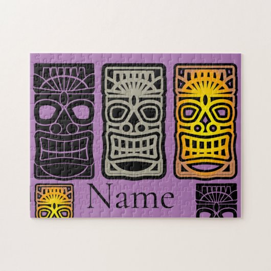 Triple Tiki sculptures Thunder_Cove Legpuzzel (Horizontaal)