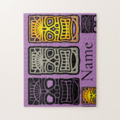 Triple Tiki sculptures Thunder_Cove Legpuzzel (Verticaal)