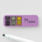 Triple Tiki sculptures Thunder_Cove Naamplaatje (In situ)