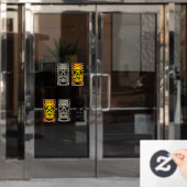 Triple Tiki sculptures Thunder_Cove Raamsticker (Kantoordeur)