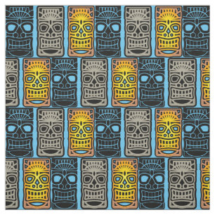 Triple Tiki sculptures Thunder_Cove Stof