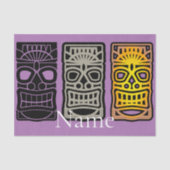 Triple Tiki sculptures Thunder_Cove Tissuepapier (Voorkant)