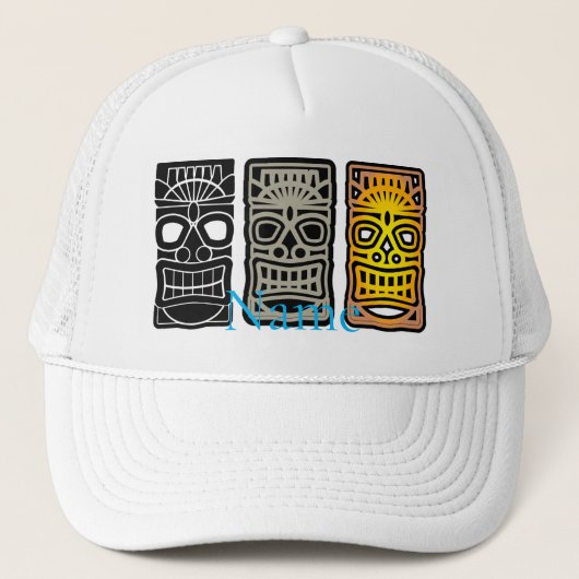 Triple Tiki sculptures Thunder_Cove Trucker Pet (Voorkant)