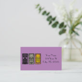 Triple Tiki sculptures Thunder_Cove Visitekaartje (Staand voorkant)