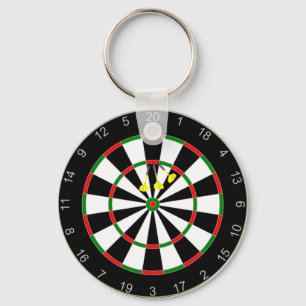 Triple Triple 20 Dart Board Group Sleutelhanger