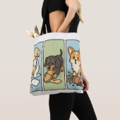 Triple Trouble – Mischievous Puppies Gevangen in d Tote Bag (Dichtbij)