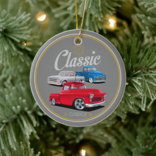 Triple Trucks Keramisch Ornament