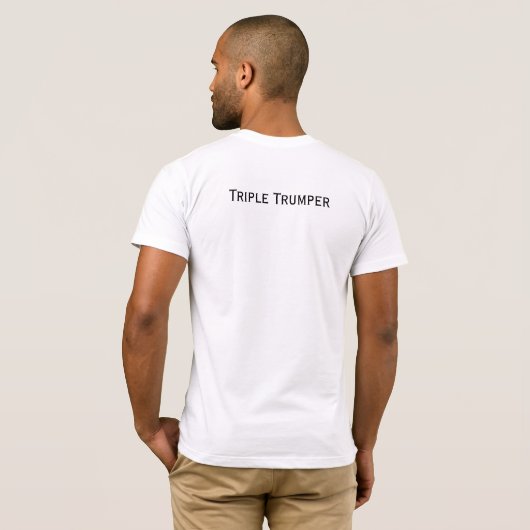 Tripler Trumper 3X Trumper T-shirt (Achterkant volledig)