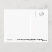 Triplet beren verjaardagstaart briefkaart (Achterkant)