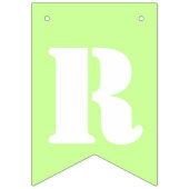 Triplet Boy's Blue Green Bunting Banner (Derde vlag)