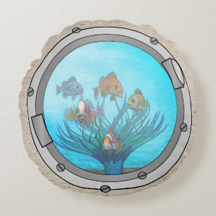 Triplet Portholes Rond Kussen