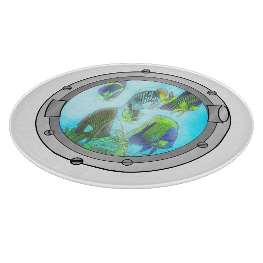 Triplet Portholes Snijplank (Hoek)