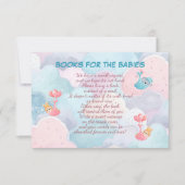 Tripletboeken voor de baby's bedankkaart (Voorkant)