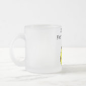 Triplets 1st - twee jongens, een meisje matglas koffiemok (Links)