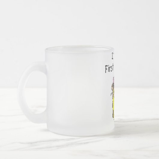 Triplets 1st - Twee meisjes Een Jongen Tshirts en  Matglas Koffiemok (Links)