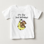 Triplets 2e - Twee Jongens / Een Meisje Tshirts (Voorkant)