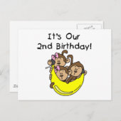 Triplets 2e - Twee Meisjes en een Jongen Briefkaart (Voorkant / Achterkant)