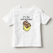 Triplets 2e - Twee Meisjes en een Jongen Kinder Shirts (Voorkant)