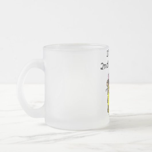 Triplets 2e - Twee Meisjes en een Jongen Matglas Koffiemok (Links)