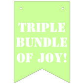 Triplets Baby Girl Boy's Photos Vlaggetjes (Eerste vlag)