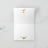 Triplets Baby shower Bird Kaart (Binnen)