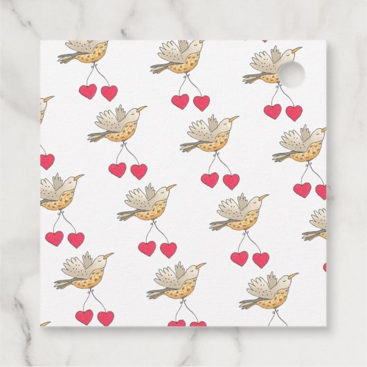 Triplets Baby shower Dank u Bedankjes Labels (Achterkant)