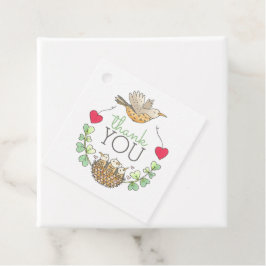 Triplets Baby shower Dank u Bedankjes Labels